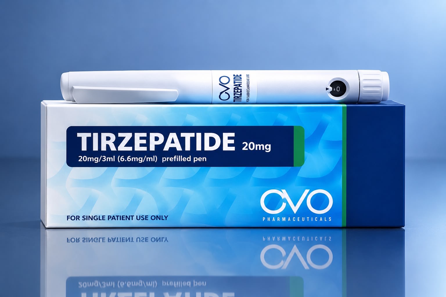 Tirzepatide 20 mg packaging